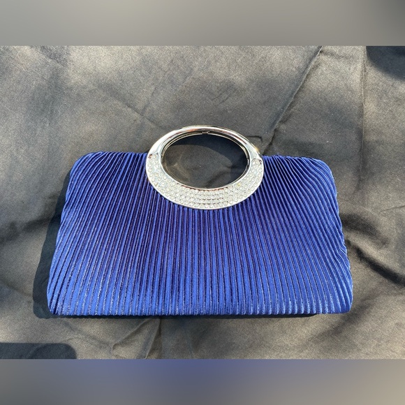 Royal Blue Evening Bag - Picture 3 of 7